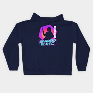 Edward Elric - Vaporwave Kids Hoodie